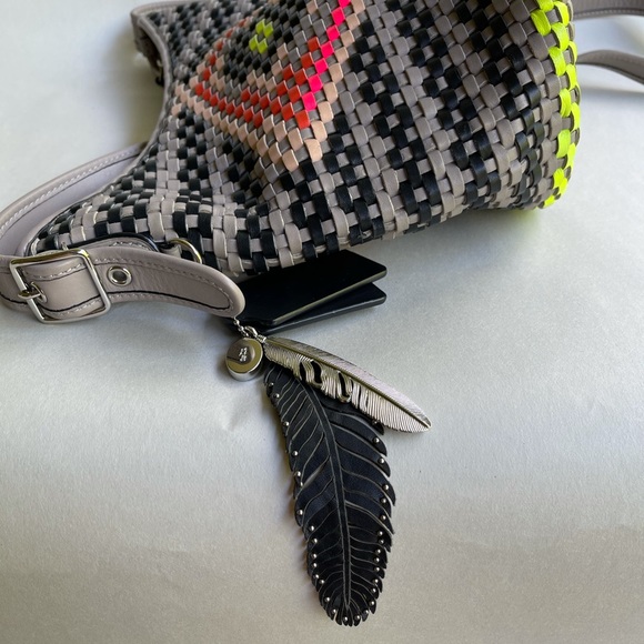 Coach woven leather hobo bag - Picture 7 of 12